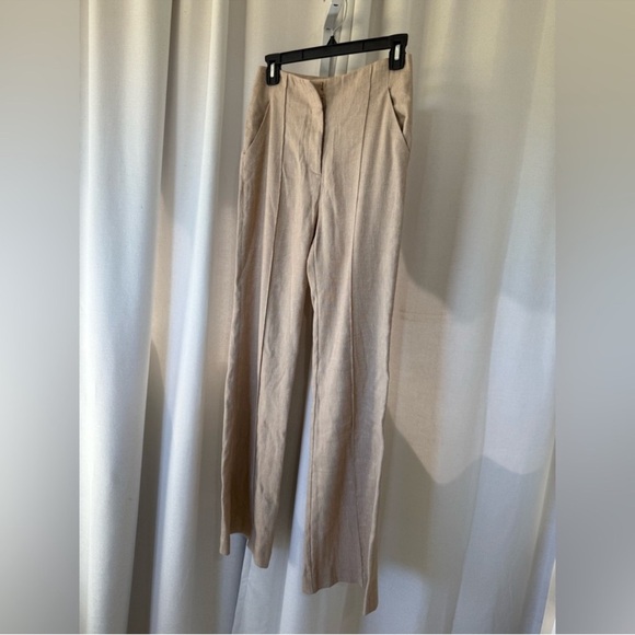 NWT Veronica Beard Komi Wide Leg Linen Blend Pants - Picture 4 of 6